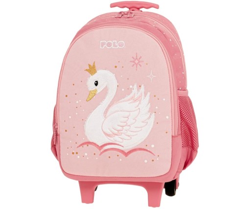 Polo Τσάντα Τρόλεϊ Νηπιαγωγείου Fizz Swan 965001-8449