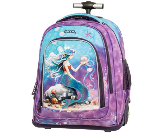 Polo Σχολική Τσάντα Τρόλεϊ Δημοτικού Orbit Mermaid 965056-8426