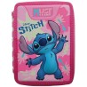 Must Κασετίνα Διπλή Γεμάτη Stitch Ροζ 565997