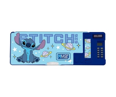 Must Team Μαγνητική Κασετίνα Mε Κομπιουτεράκι Stitch Μπλε 565991