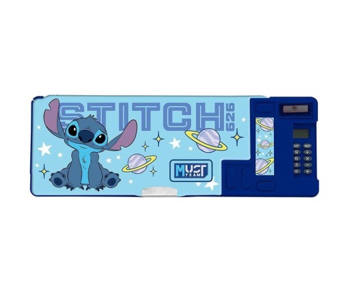 Must Team Μαγνητική Κασετίνα Mε Κομπιουτεράκι Stitch Μπλε 565991