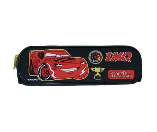 Must Team Κασετίνα Σιλικόνης Βαρελάκι Μαύρη Cars 564303