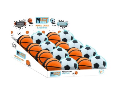 Must Κασετίνα Σιλικόνης Πτυσσόμενη Football & Basket 587450