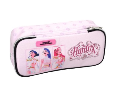 Gim Κασετίνα Βαρελάκι Οβάλ Hunters Huntrix Pink 364-01144