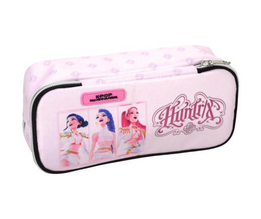 Gim Κασετίνα Βαρελάκι Οβάλ Hunters Huntrix Pink 364-01144