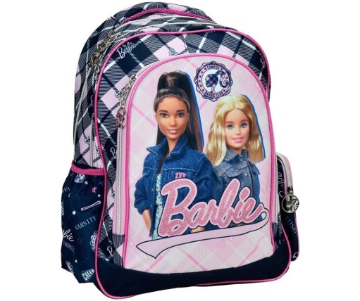 Gim Σχολική Τσάντα Πλάτης Δημοτικού Barbie Varsity 349-87031