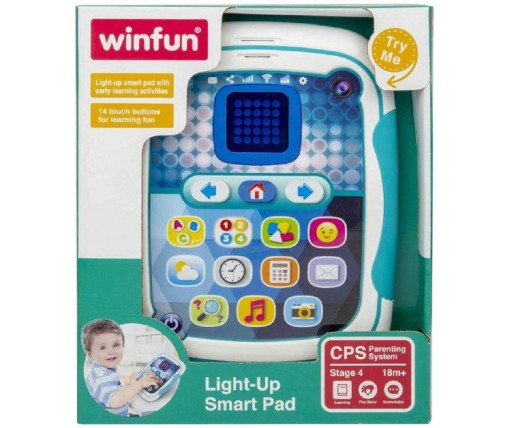 MG TOYS Light Up Smart Pad Παιδικό Tablet 401050