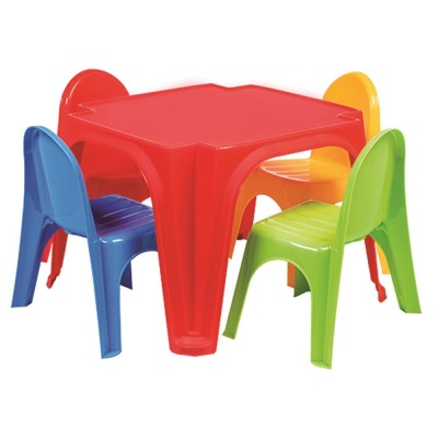 Starplast Σετ Τραπέζι Με 4 Καρέκλες Red Beneton 052900