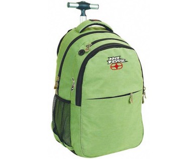 Back Me Up Σχολική Τσάντα Τρόλεϊ Δημοτικού Green 347-35074