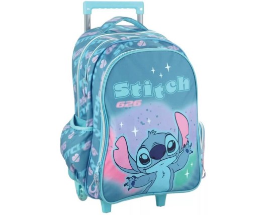 Gim Σχολική Τσάντα Τρόλεϊ Δημοτικού Stitch Brush It 2 342-03074