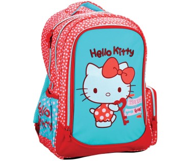 Gim Σχολική Τσάντα Πλάτης Δημοτικού Hello Kitty 335-74031