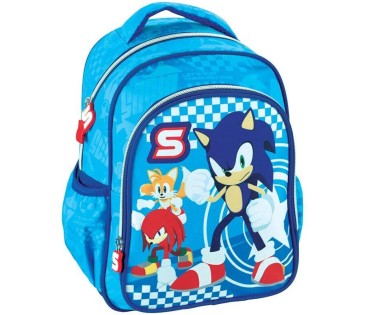 Gim Σχολική Τσάντα Πλάτης Νηπιαγωγείου Sonic Classic 334-89054