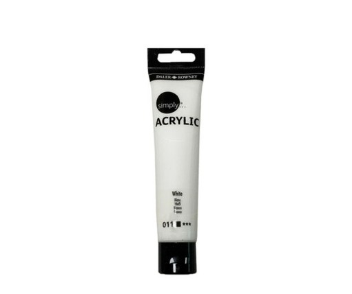 Ακρυλικό Χρώμα Daler Rowney Simply White - 011 - 75ml