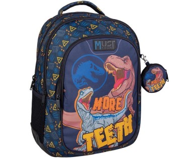 Must Τσάντα Πλάτης Δημοτικού Jurassic More Teeth 572002
