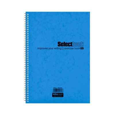 Salko Paper Σπιράλ Τετράδιο Ριγέ Β5 / 1 Θέμα / 30 Φύλλων Μπλε