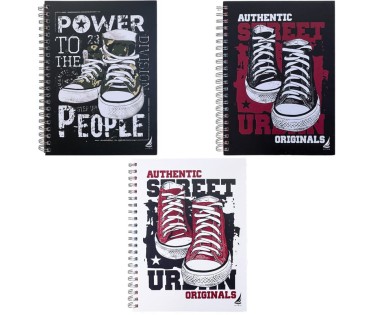 Αιγαίο Σπιράλ Τετράδιο Ριγέ A4 / 1 Θέματος Authentic Originals