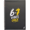 Αιγαίο Σπιράλ Τετράδιο Ριγέ Α4 / 4 Θεμάτων 6-7 Vibes Only