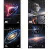 Salko Σπιράλ Τετράδιο Ριγέ Α4 / 4 Θεμάτων Planetarium