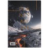 Salko Σπιράλ Τετράδιο Ριγέ Α4 / 4 Θεμάτων Planetarium