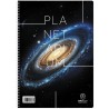 Salko Σπιράλ Τετράδιο Ριγέ Α4 / 4 Θεμάτων Planetarium