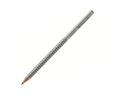 Faber Castell Μολύβι Grip 2001 Ασημί 1-2B