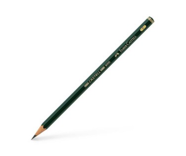 Faber-Castell Μολύβι Σχεδίου Πράσινο 9000 F / 4B / B/ 8B / H / HB