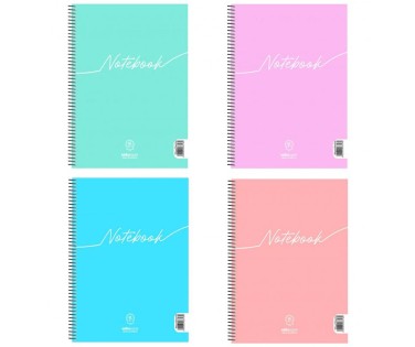 Salko Paper Σπιράλ Τετράδιο Ριγέ 17x25 Β5 / 3 Θεμάτων Notebook