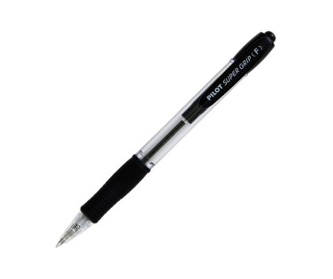 Pilot Στυλό Μαύρο Super Grip Fine 0.7mm