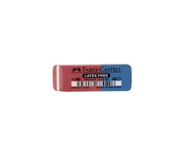 Faber Castell Γόμα Κόκκινη/Μπλε 187040
