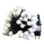 Λαμπάκια (Θέρμο) Λευκα Μπάλα 100 Με Μάυρο Καλώδιο Με Πρόγραμμα 31V - 13m