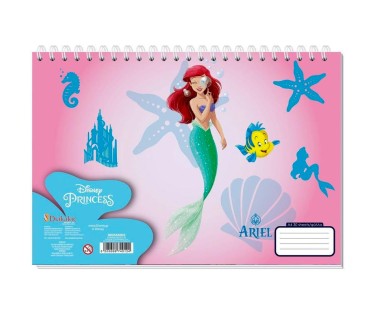 Must Μπλοκ Ζωγραφικής Α4 Disney Ariel 30 Φύλλα 565002