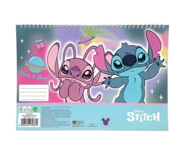 Μπλοκ Ζωγραφικης A4 Disney Lilo & Stitch 30 Φύλλα 342-03413