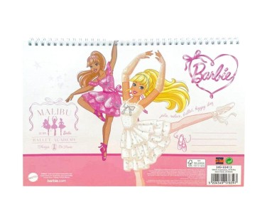 Gim Μπλοκ Ζωγραφικης A4 Barbie 30 Φύλλα 349-93413