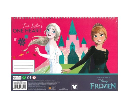 Disney Μπλοκ Ζωγραφικης A4 23x33cm Frozen 40 Φυλλα 341-73416