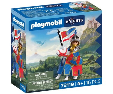 Playmobil Knights Αρχηγός Λεοντόκαρδων Ιπποτών Με ’λογο 72119