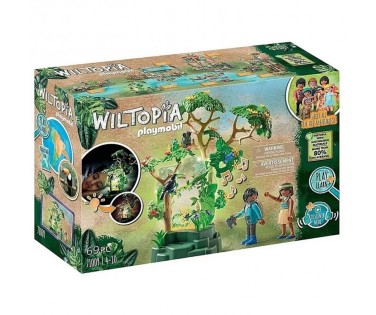 Playmobil Wiltopia Τροπικό Δέντρο Και Εξερευνητές 71009