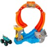Hot Wheels Monster Trucks Πίστα Λουπ Με Καρχαρία JFR08