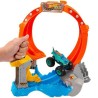 Hot Wheels Monster Trucks Πίστα Λουπ Με Καρχαρία JFR08