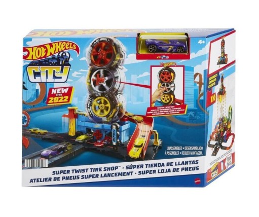 Hot Wheels Πίστα City Με Περιστρεφόμενες Ρόδες HDP02