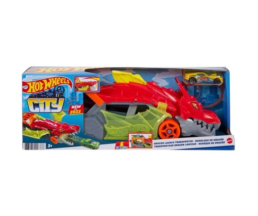 Hot Wheels Dragon Launch Transporter Νταλίκα Δράκος GTK42