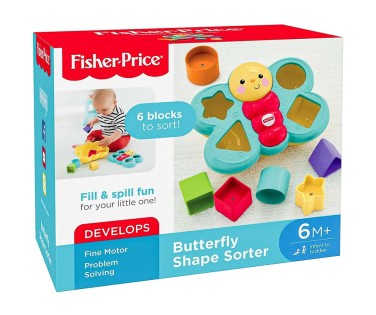 Fisher Price Παιχνίδι Ταξινόμησης Σχημάτων Πεταλούδα