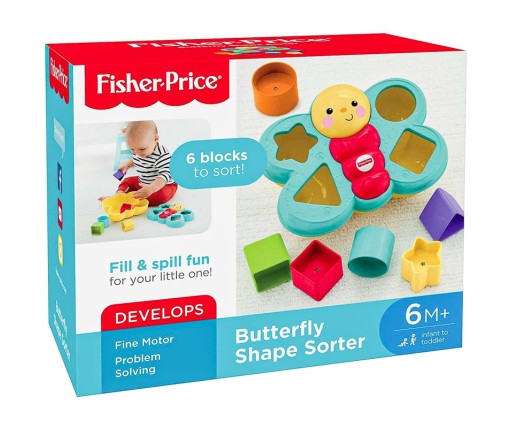 Fisher Price Παιχνίδι Ταξινόμησης Σχημάτων Πεταλούδα