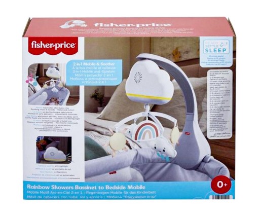 Fisher Price Μόμπιλε Κούνιας Με Μουσική και Ουράνιο Τόξο