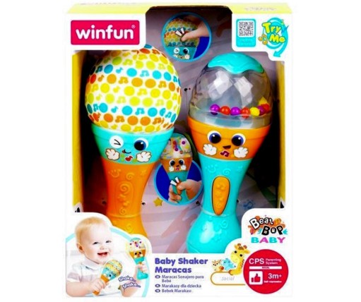 Winfun Κουδουνίστρα Μαράκες Baby Shaker Maracas