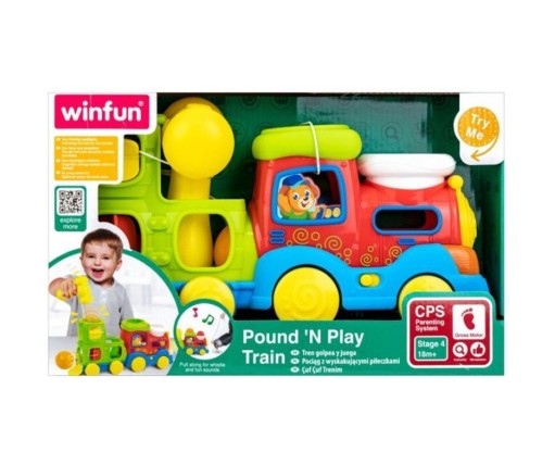Winfun Όχημα Pound N Play Train Με Φως Και Ήχους