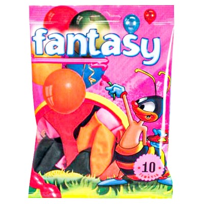 Lion Balloons Fantasy Μπαλόνια Χρωματιστά 10 Τεμ.