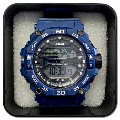 Ρολόι Χειρός Ψηφιακό Μπλε Unisex