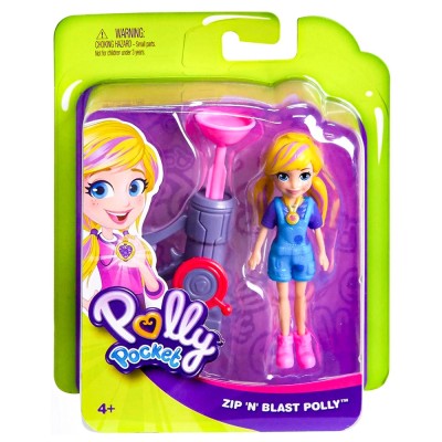 Μινιατούρα Polly Pocket Zip'n Blast Polly για 4+ Ετών