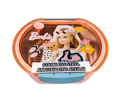 Gim Ανοξείδωτο Παιδικό Δοχείο Φαγητού Barbie 680ml 571-19267