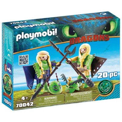 Playmobil Dragons Ο Πέτρας Κι Η Πέτρα Με Φτεροστολή 70042